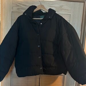 Wild Fable Black Puffer Jacket